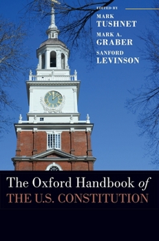Hardcover The Oxford Handbook of the U.S. Constitution Book