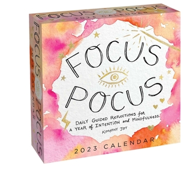 Calendar Focus Pocus 2023 Day-To-Day Calendar Book