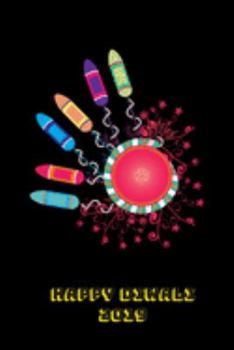 Happy Diwali 2019: Thoughtful Diwali Gift, Lined Blank Notebook, Mandala Back Cover, 6 x 9, 120 White Color Pages, Matte Finish Cover