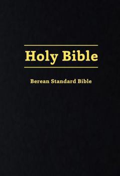 Hardcover Holy Bible, Berean Standard Bible - Black Hardcover Book