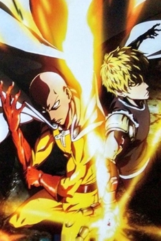 Journal: One Punch Man Soft Glossy Cover Wide Ruled Lined Pages Book 6 x 9 Inches 110 Pages