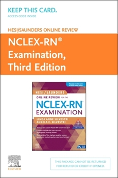 Printed Access Code Hesi/Saunders Online Review for the Nclex-RN Examination (2 Year) (Access Code): Hesi/Saunders Online Review for the Nclex-RN Examination (2 Year) (Ac Book