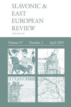 Paperback Slavonic & East European Review (97: 2) April 2019 Book