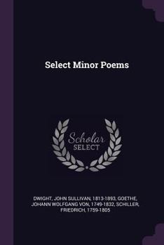 Paperback Select Minor Poems Book