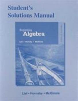 Paperback Student Solutions Manual for Beginning Algebra Book