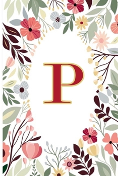 Paperback P: Cute Initial Monogram Letter P To Do List Notebook Book