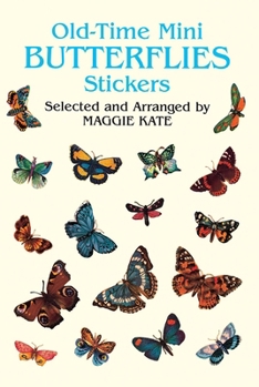 Paperback Old-Time Mini Butterflies Stickers Book