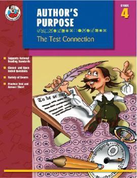 Paperback Authors Purpose-Test Connection Gr 4 Book