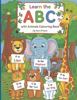 Paperback Learn The ABC With Animals Book