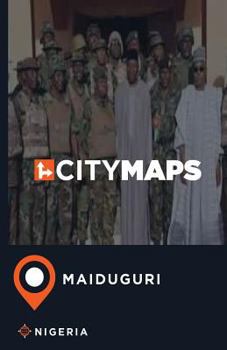 Paperback City Maps Maiduguri Nigeria Book