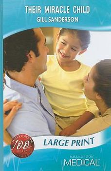 Hardcover Their Miracle Child [Large Print] Book