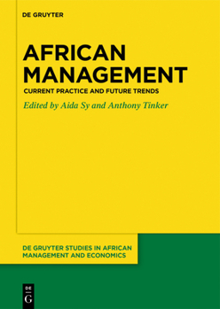 Hardcover African Management: Current Practice and Future Trends Book
