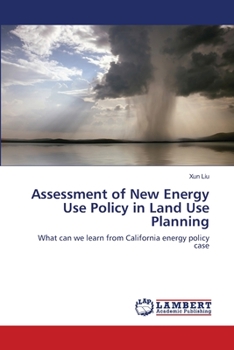 Paperback Assessment of New Energy Use Policy in Land Use Planning Book