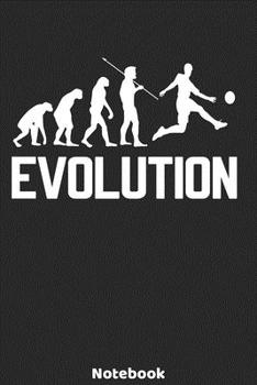 Paperback Evolution Notebook: Soccer Evolution Design - 120 ruled Pages 6'x9'. Journal for Player, Referees and Coaches. Writing Book for your train Book