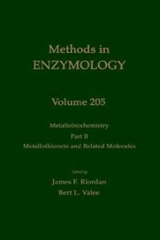 Hardcover Metallobiochemistry, Part B: Metallothionein and Related Molecules: Volume 205 Book
