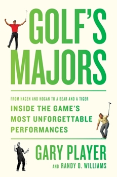 Hardcover Golf's Majors: From Hagen and Hogan to a Bear and a Tiger, Inside the Game's Most Unforgettable Performances Book