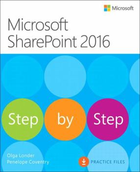 Paperback Microsoft Sharepoint 2016 Step by Step Book