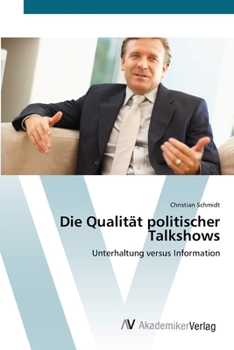 Paperback Die Qualität politischer Talkshows [German] Book