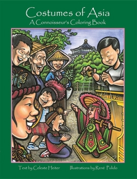 Paperback Costumes of Asia: A Connoisseur's Coloring Book