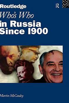 Hardcover Who's Who in Russia since 1900 Book