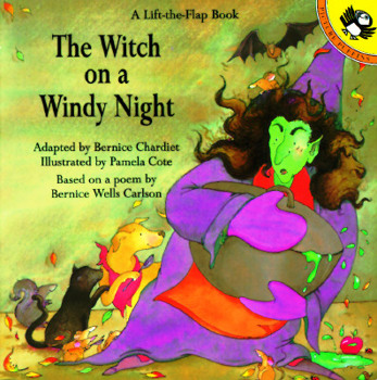 Mass Market Paperback Witch on a Windy Night: A Lift the Flap Bk Book