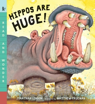 Paperback Hippos Are Huge!: Read and Wonder Book