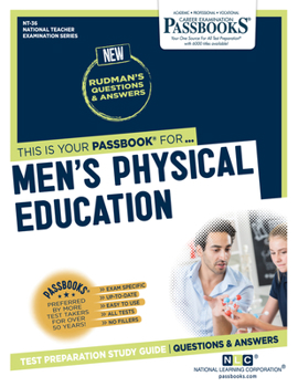 Paperback Men's Physical Education (Nt-36): Passbooks Study Guide Volume 36 Book