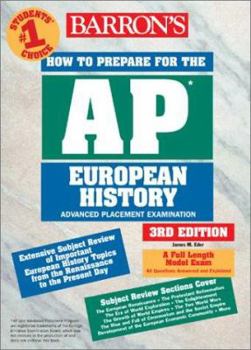 Paperback How to Prepare for the AP European History: Advanced Placement Examination Book