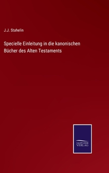 Hardcover Specielle Einleitung in die kanonischen Bücher des Alten Testaments [German] Book
