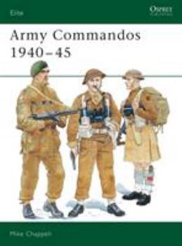 Paperback Army Commandos 1940-45 Book
