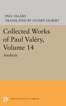 Paperback Collected Works of Paul Valery, Volume 14: Analects Book