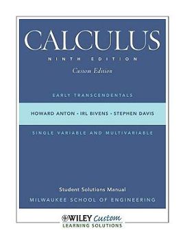 Hardcover Calculus Custm Edition Ninth Edition Book