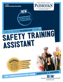 Paperback Safety Training Assistant (C-4345): Passbooks Study Guide Volume 4345 Book
