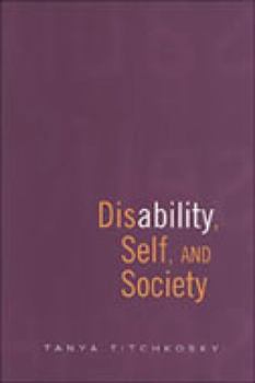 Paperback Disability, Self, and Society Book