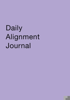 Paperback Daily Alignment Journal Book