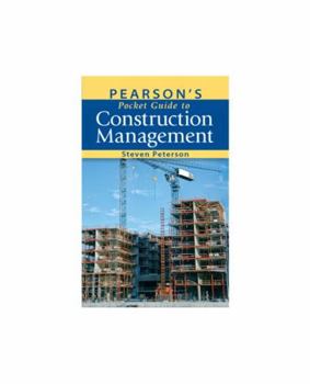 Paperback Pearson's Pocket Guide to Construction Management Book