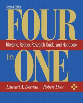 Paperback Four-In-One: Rhetoric, Reader, Research Guide, and Handbook Book