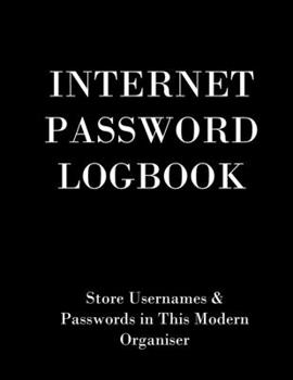 Notebook for Internet Password. Blink Lined Journal for Store Usernames and Passwords