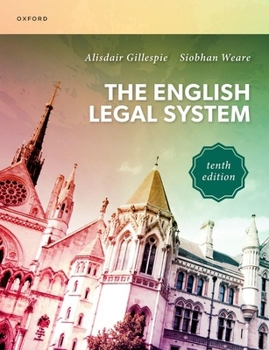 Paperback The English Legal System Book