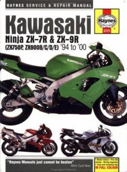 Hardcover Haynes Kawasaki ZX750P & ZX900 Ninjas: 1994 Thru 2000 Book