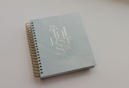 Spiral-bound Mini Catholic Academic Planner July 2022-2023, 6.25" x 8.25" Flexible Cover Planner with Monthly Tabs, Strong Twin-Wire Binding, 13 Month Liturgical Planner Book
