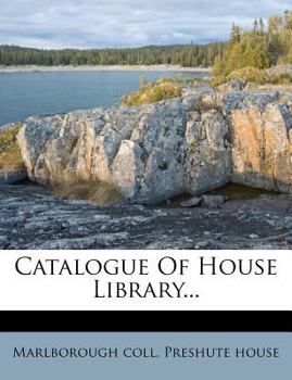 Paperback Catalogue of House Library... Book