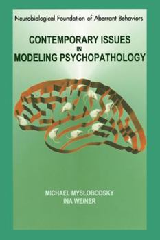 Paperback Contemporary Issues in Modeling Psychopathology Book