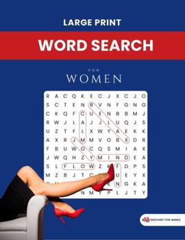 Paperback Word Search for Women: Large Print Book
