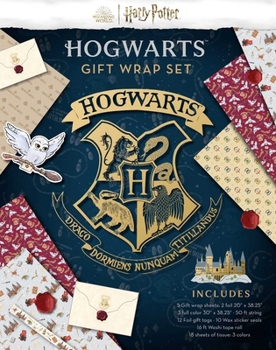 Misc. Harry Potter: Hogwarts Gift Wrap Stationery Set Book