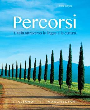 Hardcover Percorsi: L'Italia Attraverso La Lingua E La Cultura Book