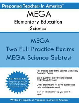 Paperback MEGA Elementary Education Science: Elementary Education Multi-Content Book