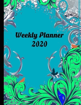 Weekly Planner 2020: 8.5x11 Inch Size Simple Two Page Spread For Staying on Track, Includes Pages for Important Dates And Notes
