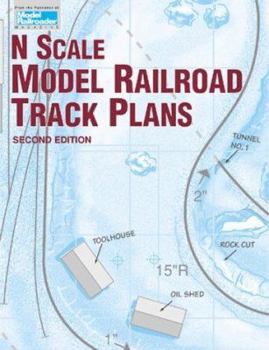 Paperback N Scale Model Railroad Track Plans Book
