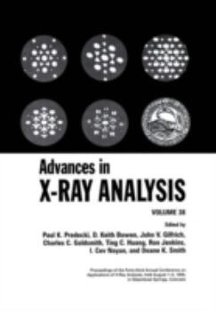 Hardcover Advances in X-Ray Analysis: Volume 38 Book